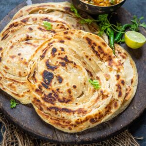 Laccha Paratha (Amul Butter)