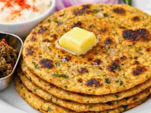 Missi Roti (Amul Butter)