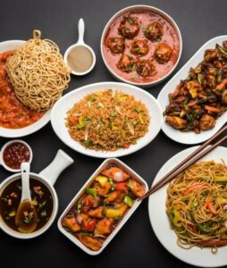 Chinese Combo (Chilli Paneer, Manchurian, Fried Rice, Chowmein)